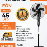 VENTILADOR DE PEDESTAL EÓN NEGRO - Img 56851732