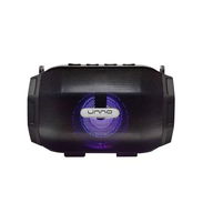 Bocina Unno Tekno Pulse TWS Bluetooth 5.0 5W  LED Multicolor FM USB SD Aux  Doble Enlace Estéreo Portátil - Img 58193807
