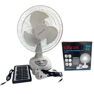Ventilador Portátil con Batería y Carga Solar - Img 54386855