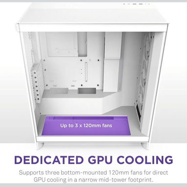 NZXT H7 FLOW DOBLE CAMARA FUENTE ESCONDIDA BESTIA DE MID TOWER NUEVO EN CAJA 📦 - Img 101995819