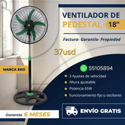 Ventilador d pedestal Ciclón d 18" EKO - Img 54927340