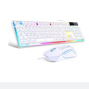 MageGee K1 Combo Gamer Teclado RGB Retroiluminado + Mouse Gaming USB 104 Teclas para PC y Laptop - Img 57593541