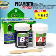 RESINA EPOXICA PARA SOLDADURA O SELLADOR ,SIRVE PATA TANQUES PLÁSTICOS,PARA MADERA HIERRO, FIBROCEMENTO,LOSA - Img 56605462