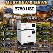 Inversor solar híbrido Must todo en uno de 6kw con 15kw de respaldo en 3750 usd con garantía y mensajería gratis - Img 57900731