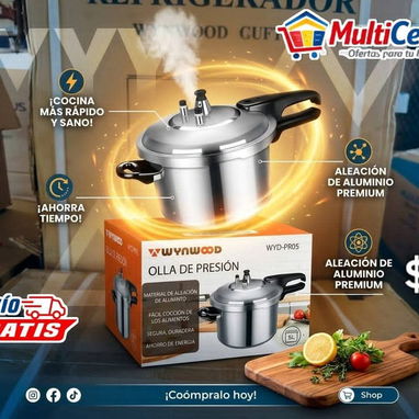 Olla presion 5L para gas e induccion - 4/4