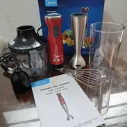 *Batidora de mano Midea* con merenguera y procesador de alimentos 🌪️ (200 wats - Img 57309337