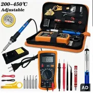 Kit de electrónica (cautin, multimetro, quita estaño) - Img 57799079
