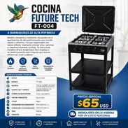COCINA DE GAS DE 4 HORNILLAS - Img 56337936