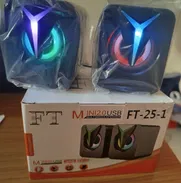 Bocinas de computadora ideal para tu laptop RGB, nueva en caja - Img 48841397