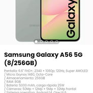 Samsung Galaxy A56 5G (8/256GB). Batería: 5000 mAh, carga rápida 25W - Img 55250012