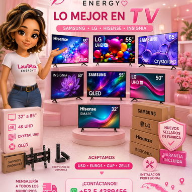 📺🔥 TV 4K y QLED 2026 NUEVOS SELLADOS | EN CAJAS CON GARANTÍA LAURIMAX ENERGY SAMSUNG HISENSE TCL INSIGNIA W 54389456 - Img 122105734
