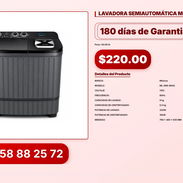 LAVADORA SEMIAUTOMÁTICA MILEXUS 9KG VPT#-0358 - Img 56831849