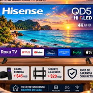 SMART TV HISENSE 58" QLED Modelo QD50 UHD ROKU TV 2026 - Img 57994606