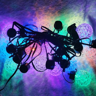 💜Guirnalda de luces Mide 9 metros de largo Precio:22usd - 2/3