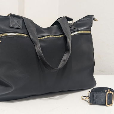 Cartera o bolso de lona grande para uso diario, excelente calidad para el gym, escuela, playa .. - 7/8