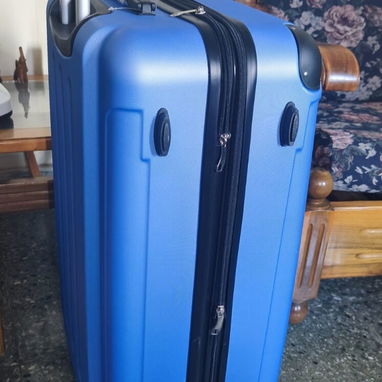 Maleta Grande 23 Kg Nueva de Paquete / Azul Perlado / 4 Ruedas 360° / Marca M10 - 2/2