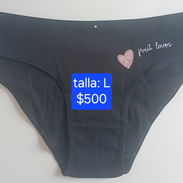 Blumers de algodon talla L negro $500 - Img 48845972
