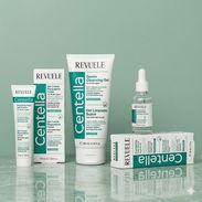 Revuele Centella Línea Reparadora Facial – Kit de Limpiador Suave, Sérum Regenerador y Gel-Crema Hidratante para Piel Se - Img 55699531