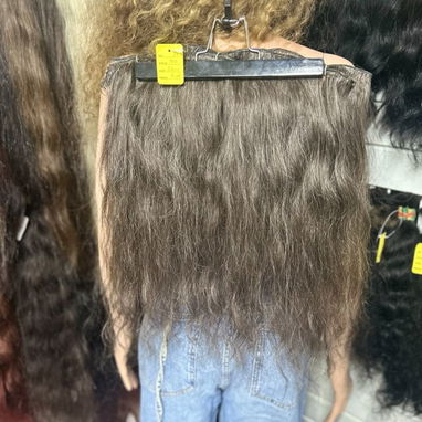 Cortinas de cabello natural, implante, extensiones, mechones, nudo brasileño  Grapado, hilo, pelucas lace frontal,etc... - 5/10