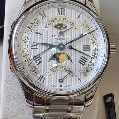 longines master collection retrograde automático swiss made - Img 118445920