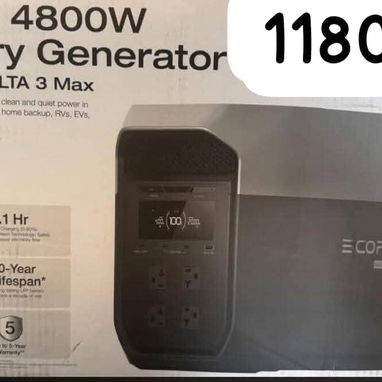 ECOFLOW NUEVOS EN CAJA, PANELES SOLARES,C9MBOS ,BASE,CABLES - 8/10