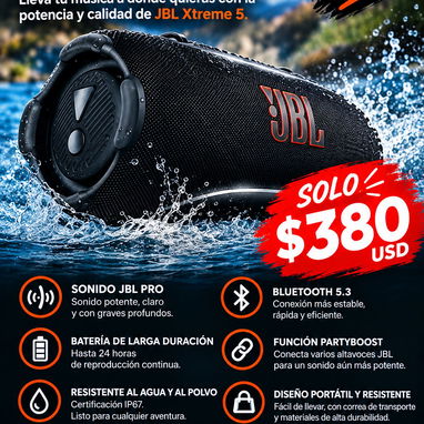 Jbl go 4 duo / jbl grip/ jbl flip 7/jbl XTREME 5 - 4/4