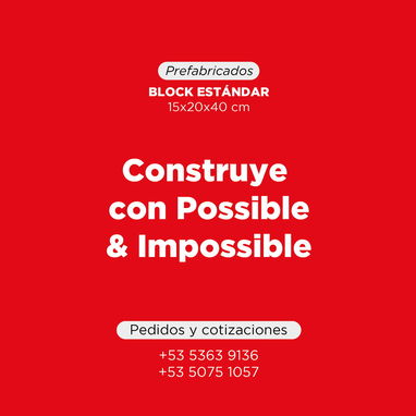 BLOQUES ORIGINALES DE CONCRETO 40x20x15 cm - 4/4