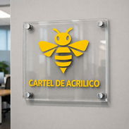 Cartel cuadrado de acrílico - Img 55638798