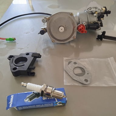 Carburador tri fuel (Gas de la calle) planta eléctrica rango 4.5 a 10kw (Incluye kit completo + regalos) - 3/4