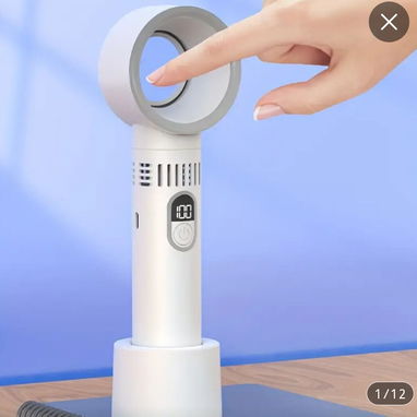 Ventilador portátil recargable sin aspas - Img 115683475