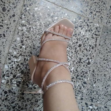 ✨ Sandalias elegantes con brillantes – Modelo de primera calidad ✨ - Img 122614324