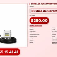 BOMBA DE AGUA SUMERGIBLE 3 HP VPT-0036 - Img 56194985