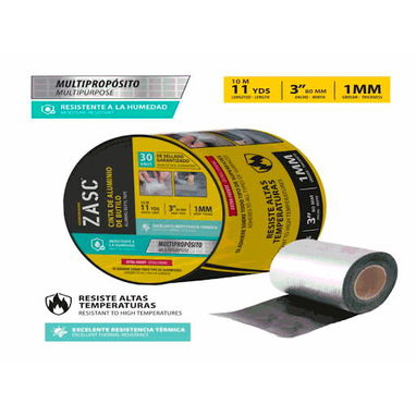Cinta de aluminio de butilo 7.5mx10cm. Adhesivo de alta resistencia. Sellado garantizado. Multipropósito - Img 118197621