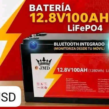 Combo💲650USD Batería Litio lifepo4 12.8v 100A BMS con Bluetooth ➕ Inversor Onda Pura Unizuki 3000w ➕Cargador inteligent - Img 124000606