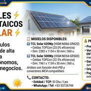 🔋 PANELES FOTOVOLTAICOS TCL SOLAR 500W / 620W - Lote Completo ($270/unidad) - Alta Eficiencia - Img 56804408