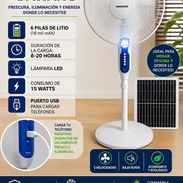 🟩Ventilador recargable Dawang🟩 - Img 56306180