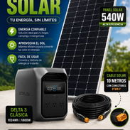 Kit de Ecoflow Delta 3 Classic con su panel solar bifacial de 540W y su cable de conexión de 10 Metros - Img 56712929
