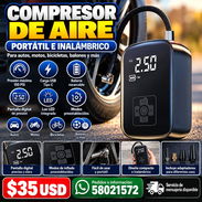COMPRESOR DE AIRE PORTÁTIL E INALÁMBRICO - Img 57874864