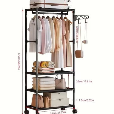 Estante y organizador de zapatos y ropa - 2/2