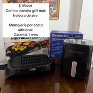 Combo de plancha grill y freidora de aire - Img 57780236