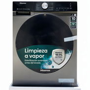 Lavadora y secadora a vapor marca Hisense, 15KG - Img 54864828