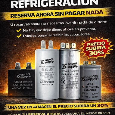 capacitores para aire acondicionado y refrigeracion, capacitores de arranque para motores, capacitores permantente - Img 118939457