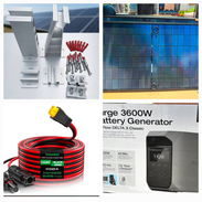 COMBO ecoflow delta 3 classic + cable de 10 metros+ panel de 450 watt + kit tipo torre para instalar panel solar 💸1060 - Img 57814021