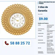 RELOJ DECORATIVO DE PARED VPT - Img 56071053