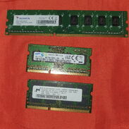 Vendo Memorias RAM DDR 3 de Laptop. ¡Impecables!! - Img 45709317