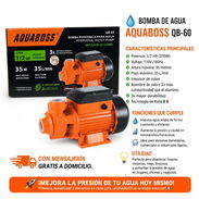 BOMBA PERIFÉRICA PARA AGUA AQUABOSS® QB-60. 1/2hp - Img 55848694