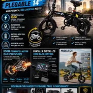 🚲 BICICLETA ELÉCTRICA PLEGABLE – ¡OFERTA ESPECIAL! - Img 56389517