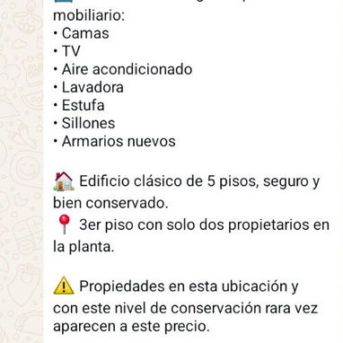 Apartamento en Prado y Malecón muy bueno - 2/3
