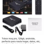 Tv box mxq pro, 128 GB, androide, perfecto para cualquier red o datos, puerto wan y USB que reproduce todo #52398072 - Img 56195003