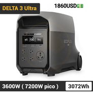 Ecoflow DELTA 3 Ultra con 3072Wh, 3600W - Pico 7200W, Carga Rápida y Batería LiFePO Estación de Energía Portátil 1860$ - Img 55111328